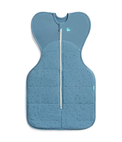 SWADDLE UP WARM 2.5 TOG SMALL - BLUE (STORM BLUE PEBBLES) (3.5-6KG)