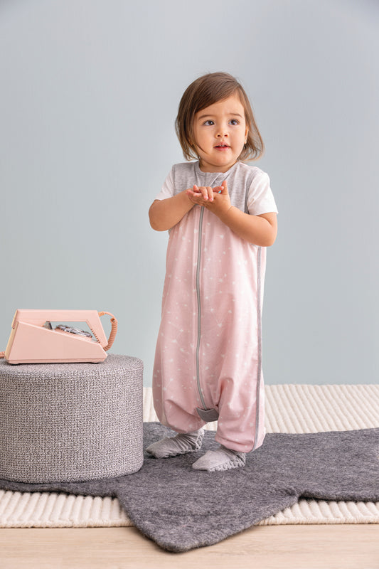 SLEEP SUIT 0.2 TOG STELLAR DUSTY PINK Love To Dream South Africa