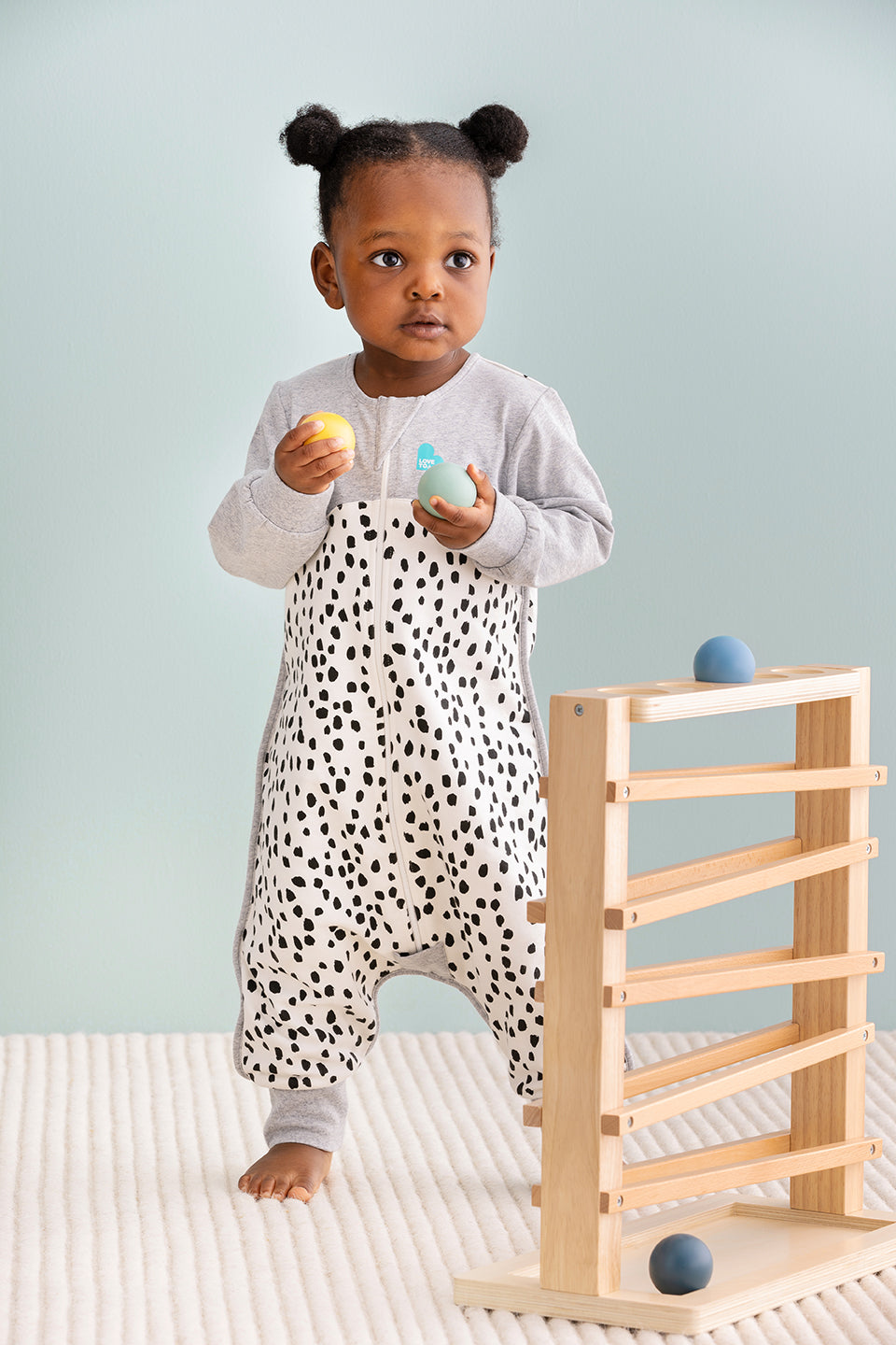 SLEEP SUIT 1.0 TOG ORIGINAL ANIMAL WHITE LONG SLEEVE Love To Dream South Africa