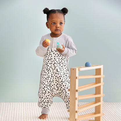 SLEEP SUIT 1.0 TOG ORIGINAL ANIMAL WHITE LONG SLEEVE Love To Dream South Africa