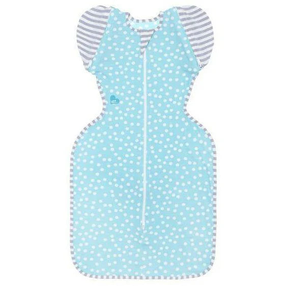 SWADDLE UP TRANSITION BAG LITE 0.2 TOG AQUA DOTS Love To Dream South Africa