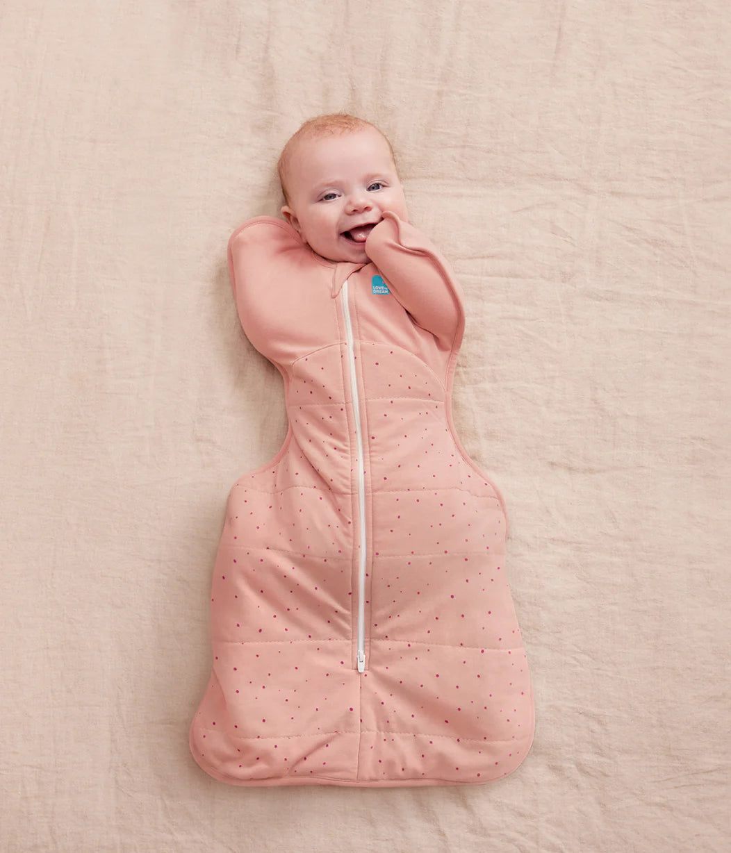 SWADDLE UP WARM 2.5 TOG SMALL - PINK (ROSE PEBBLES) (3.5-6KG)