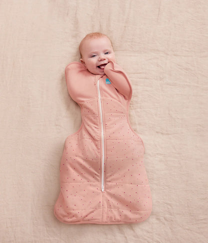 SWADDLE UP WARM 2.5 TOG SMALL - PINK (ROSE PEBBLES) (3.5-6KG)