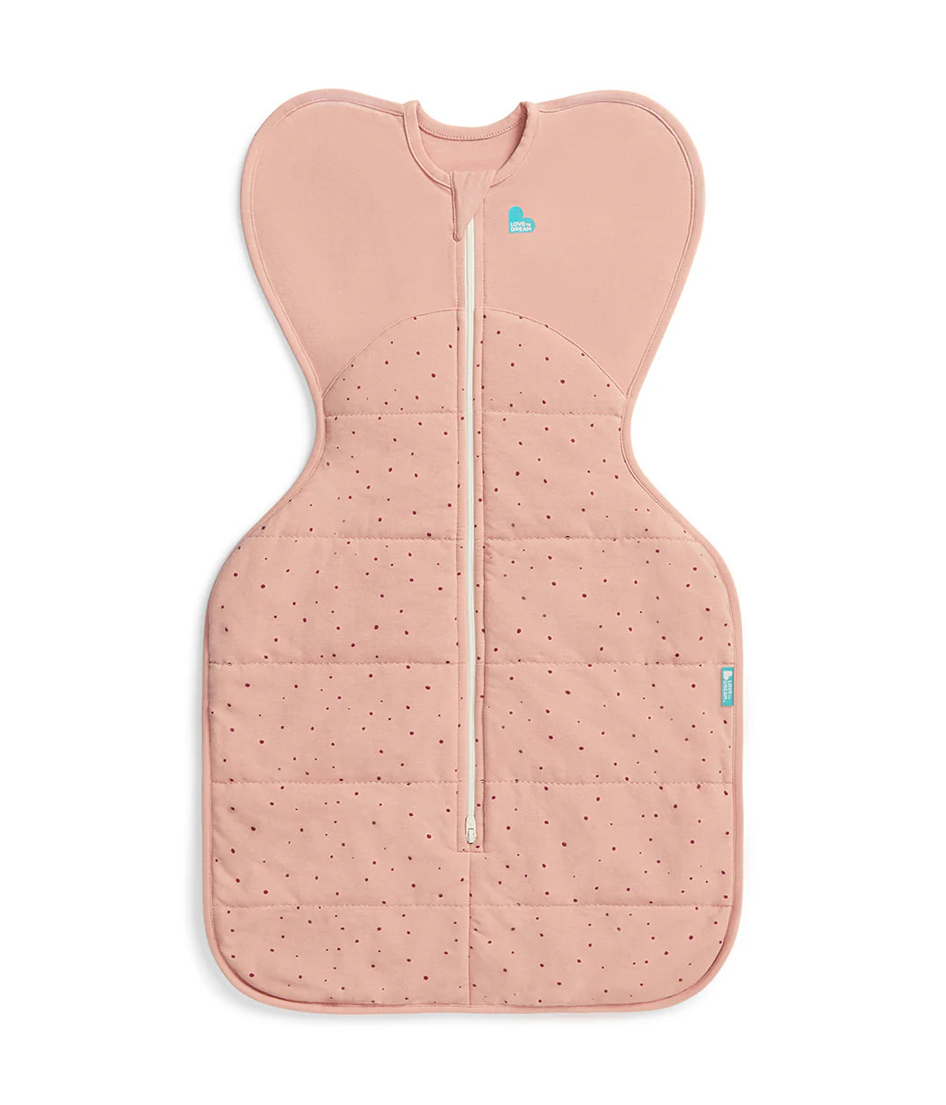 SWADDLE UP WARM 2.5 TOG SMALL - PINK (ROSE PEBBLES) (3.5-6KG)