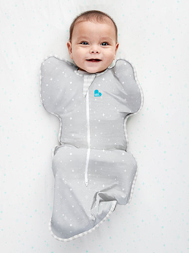 SWADDLE UP LITE 0.2 TOG GREY STARS (CLEARANCE STOCK) Love To Dream South Africa