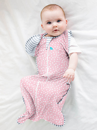 SWADDLE UP TRANSITION BAG LITE 0.2 TOG PINK DOTS Love To Dream South Africa