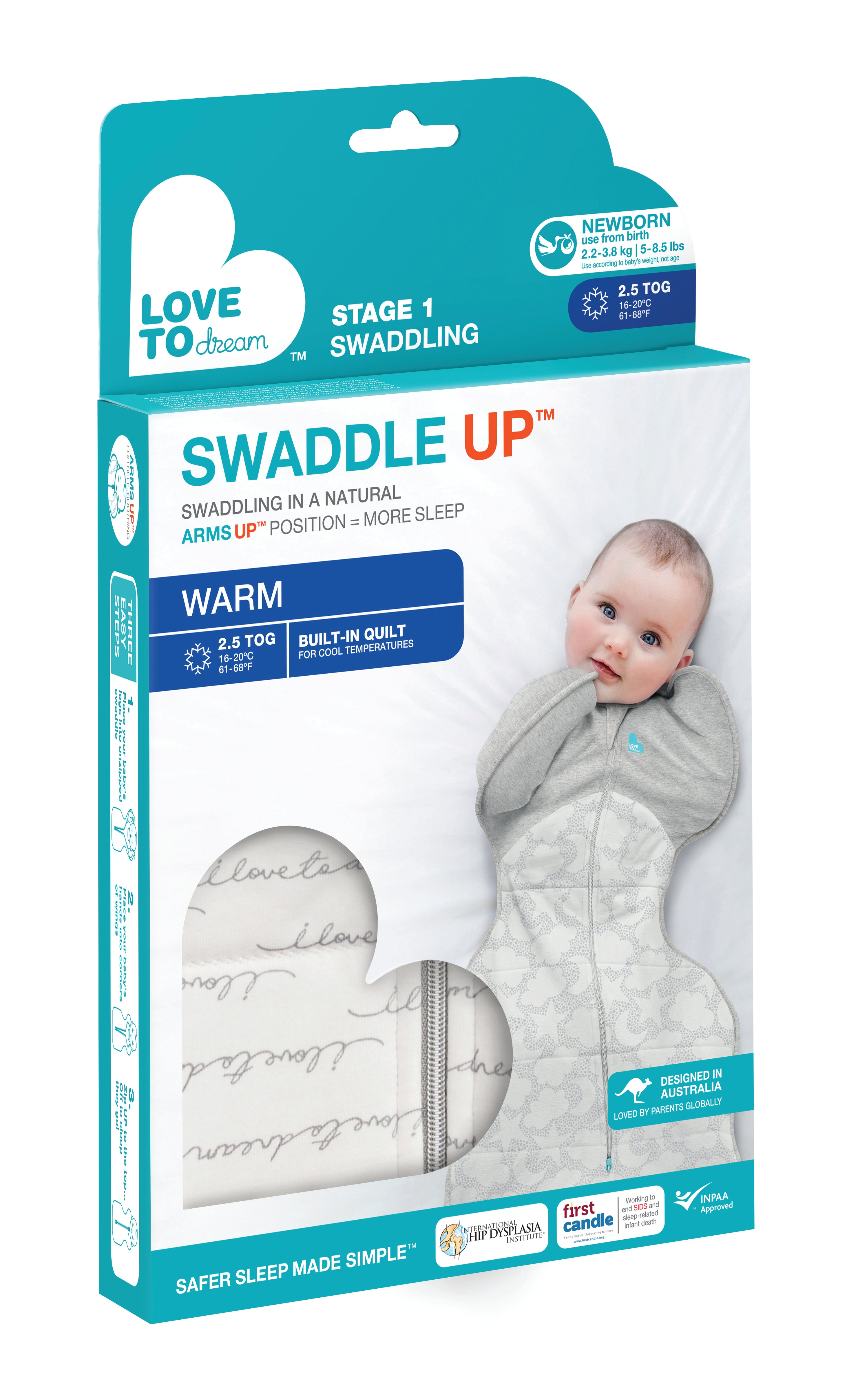 Swaddle up warm 2.5 tog clearance