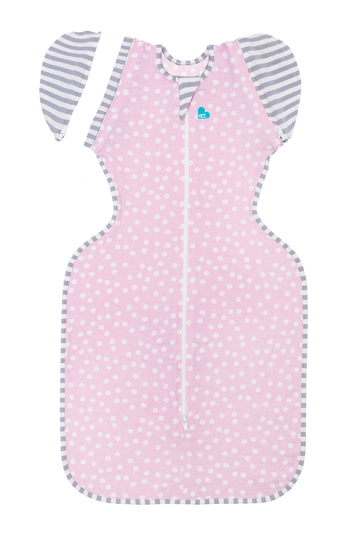 SWADDLE UP TRANSITION BAG LITE 0.2 TOG PINK DOTS Love To Dream South Africa