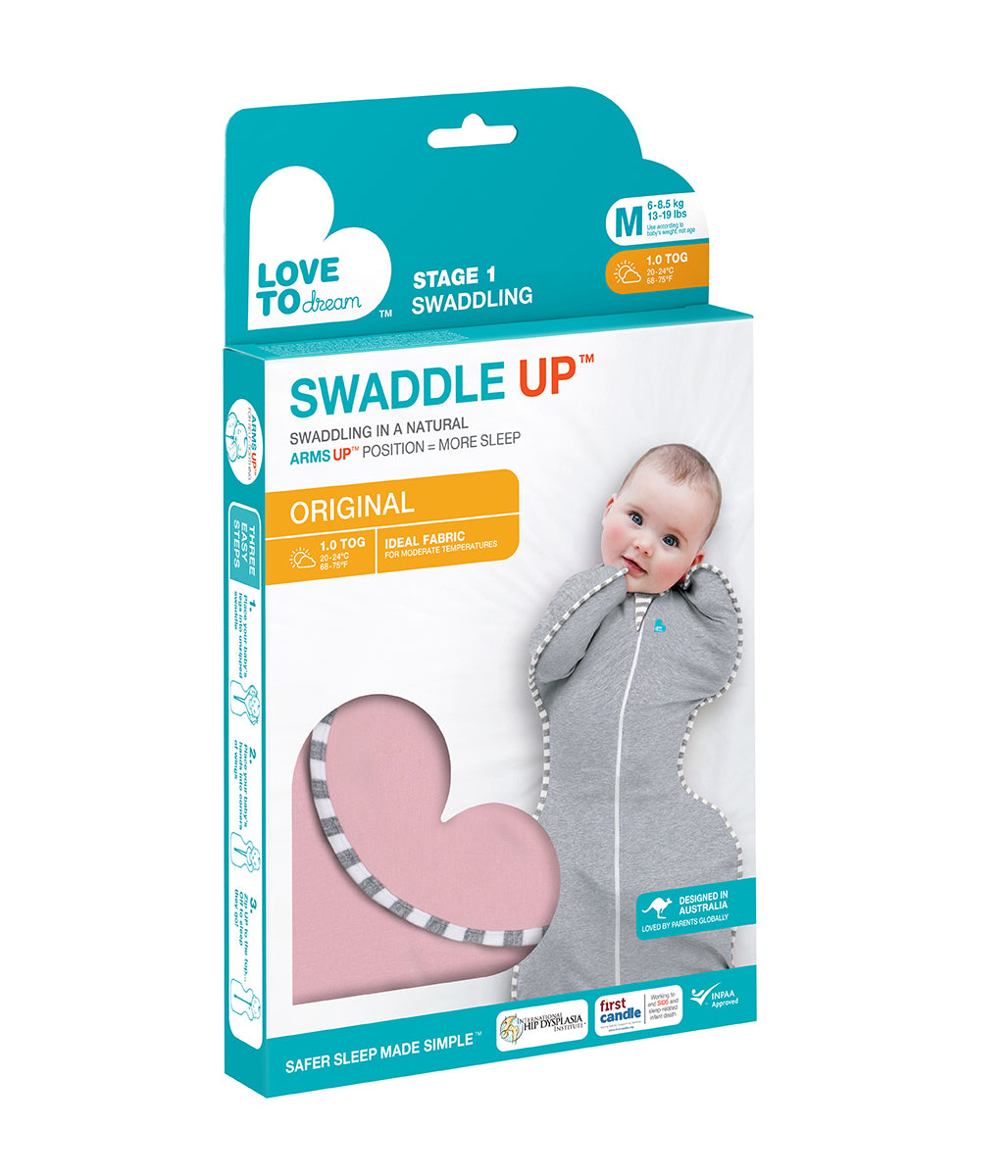 SWADDLE UP ORIGINAL 1.0 TOG PINK Love To Dream South Africa