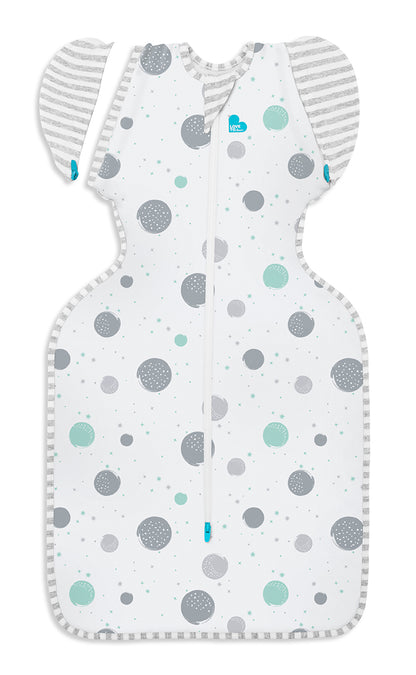 SWADDLE UP TRANSITION BAG LITE 0.2 TOG WHITE CIRCLES Love To Dream South Africa